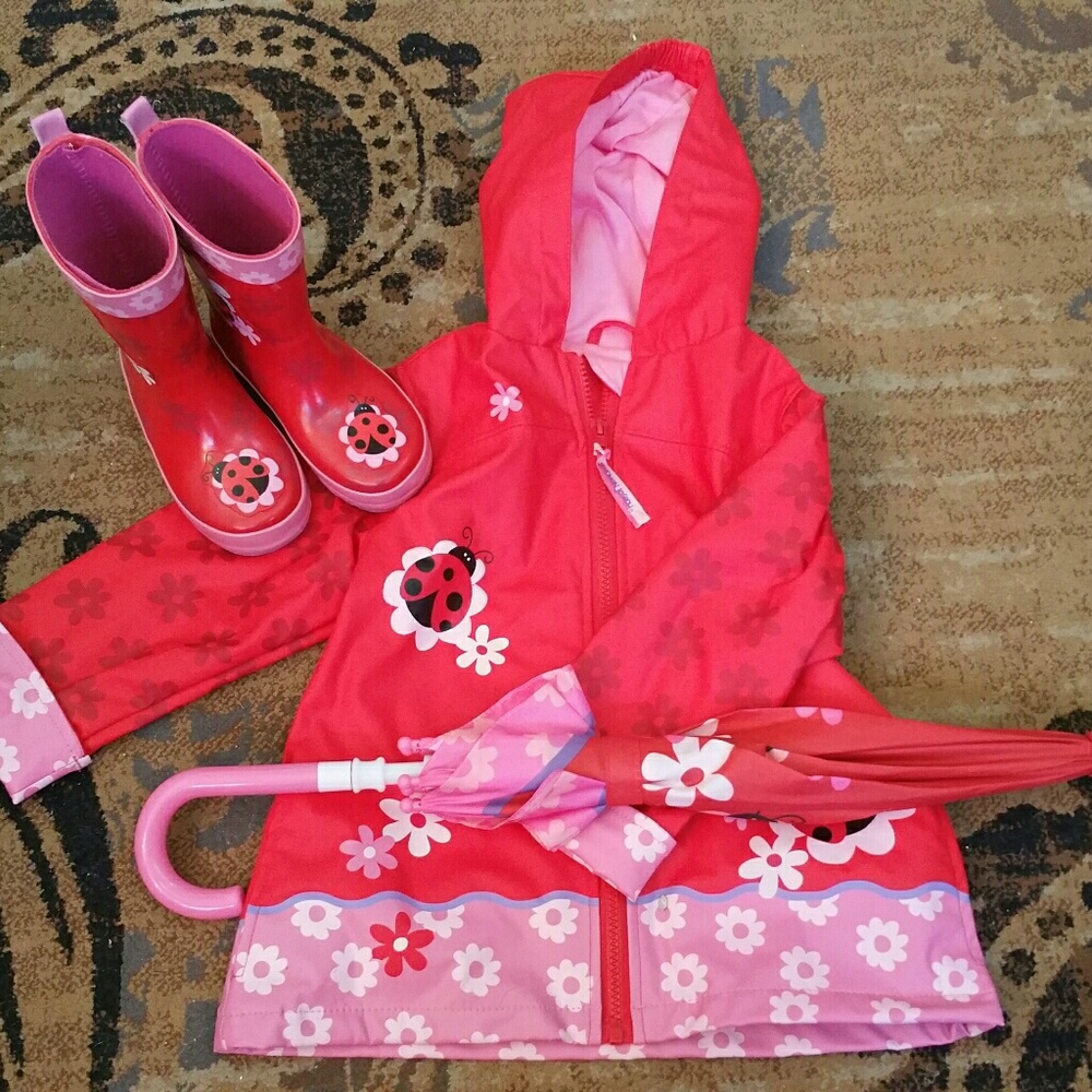 Stephen Joseph Ladybug Rain Gear